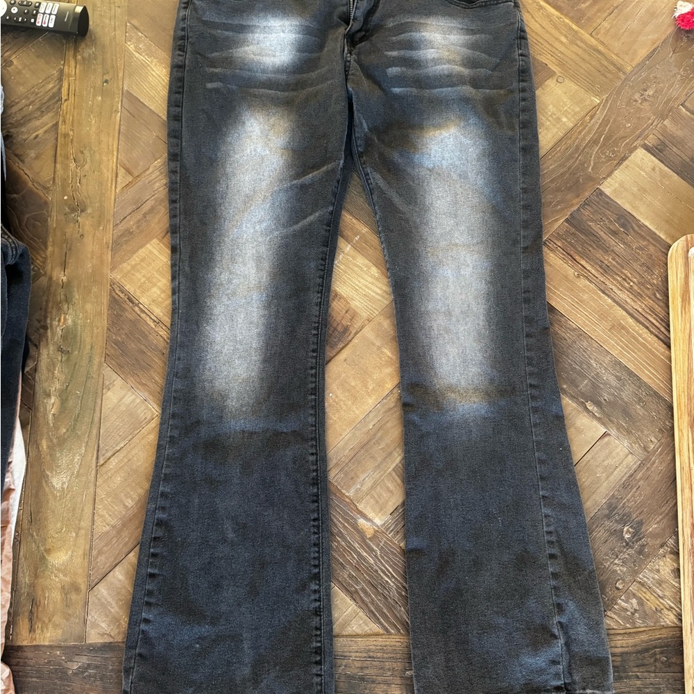 Stylish Black and Gray Jeans